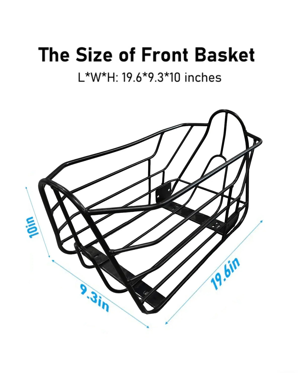Detachable Front Cargo Basket for Electric Scooter (No Pedals, No Screws) - Gyroor C1pro