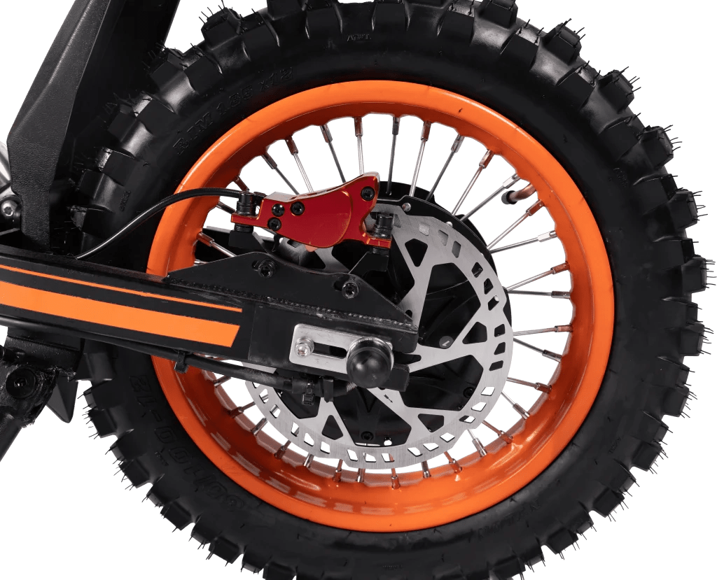 Gyroor GT54 electric dirt bike hydraulic disc brakes detail