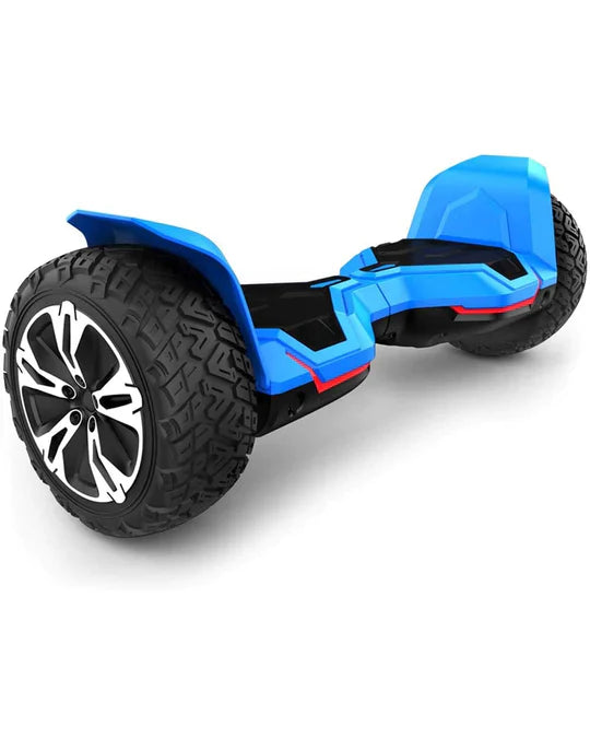 Gyroor G2 hoverboard off-road riding with the kart seat