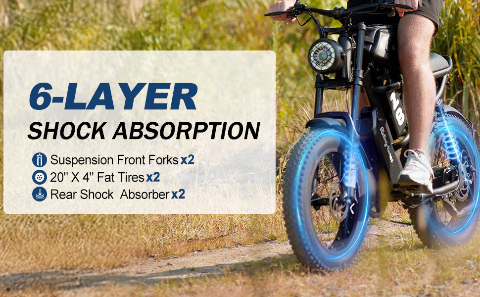 1 Year Warranty -Electric Bike