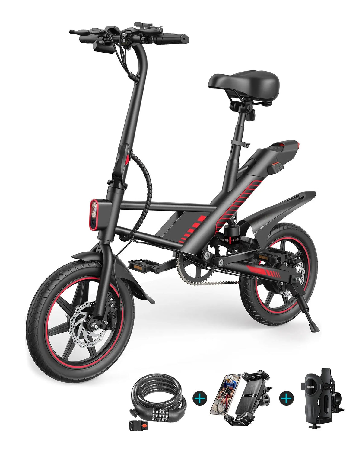 Gyroor C3 Electric Bike 700W Commuter Essentials Kit Electric Bike