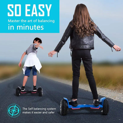 Gyroor G2 all-terrain hoverboard side profile, bundle component
