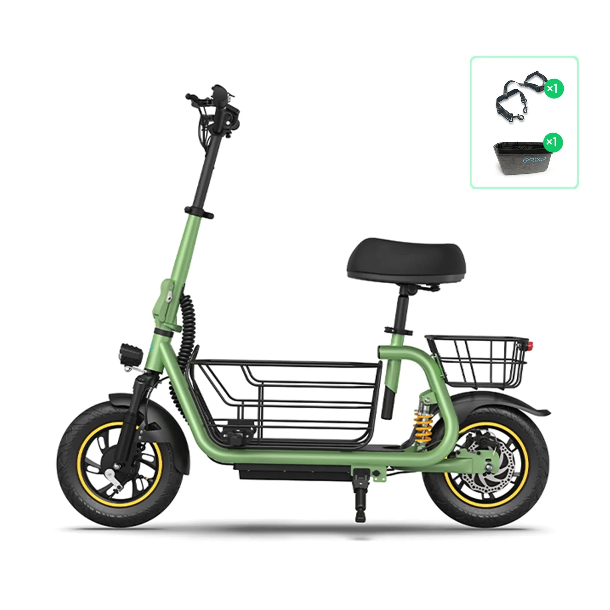 electric scooter accessories free gift dog leash and basket insert