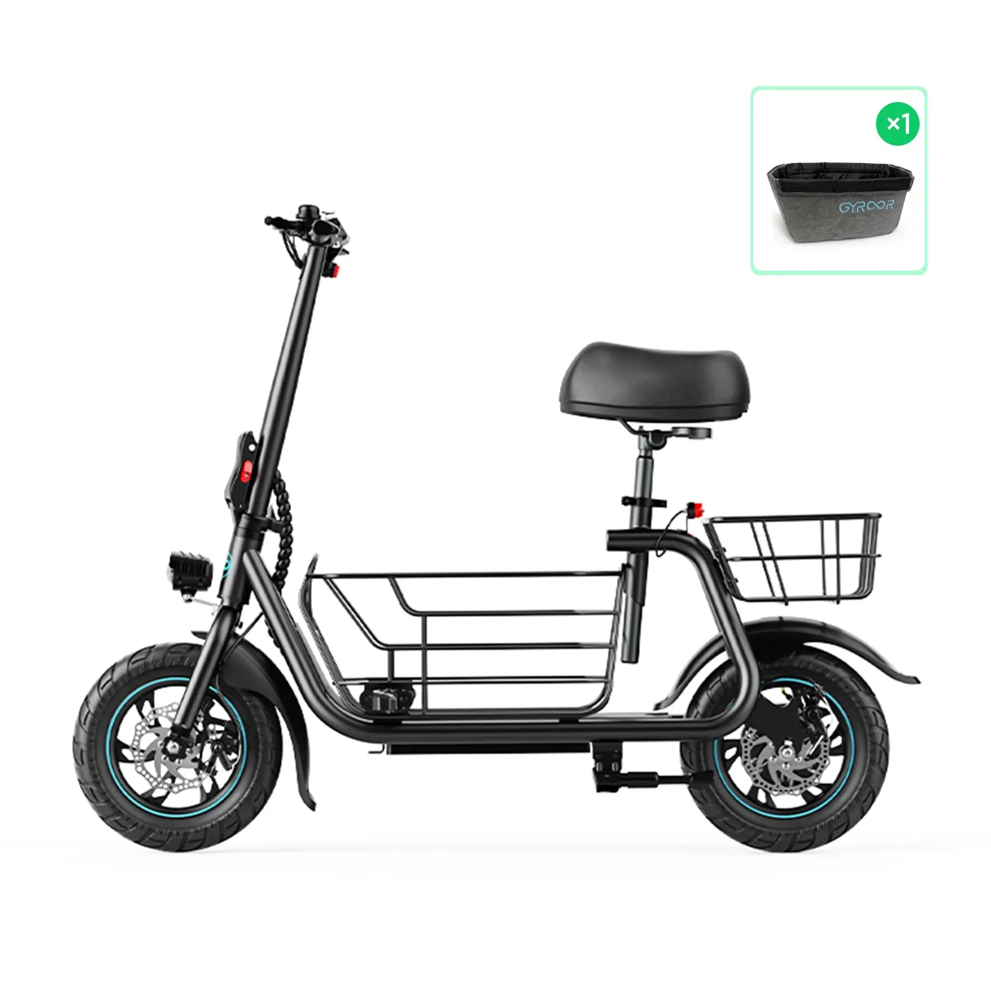 electric scooters accessories bundle with Padded Basket Insert