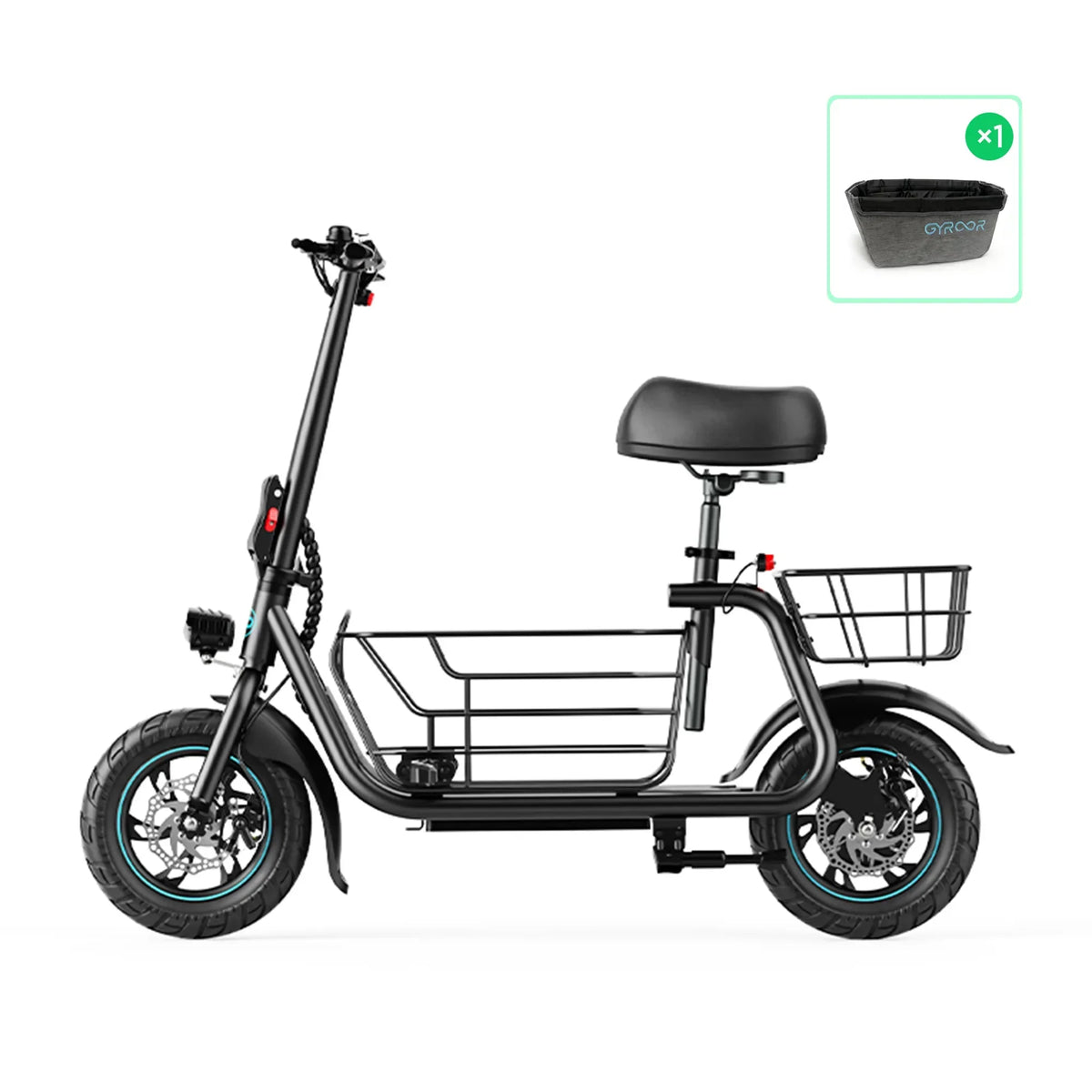 electric scooters accessories bundle with Padded Basket Insert
