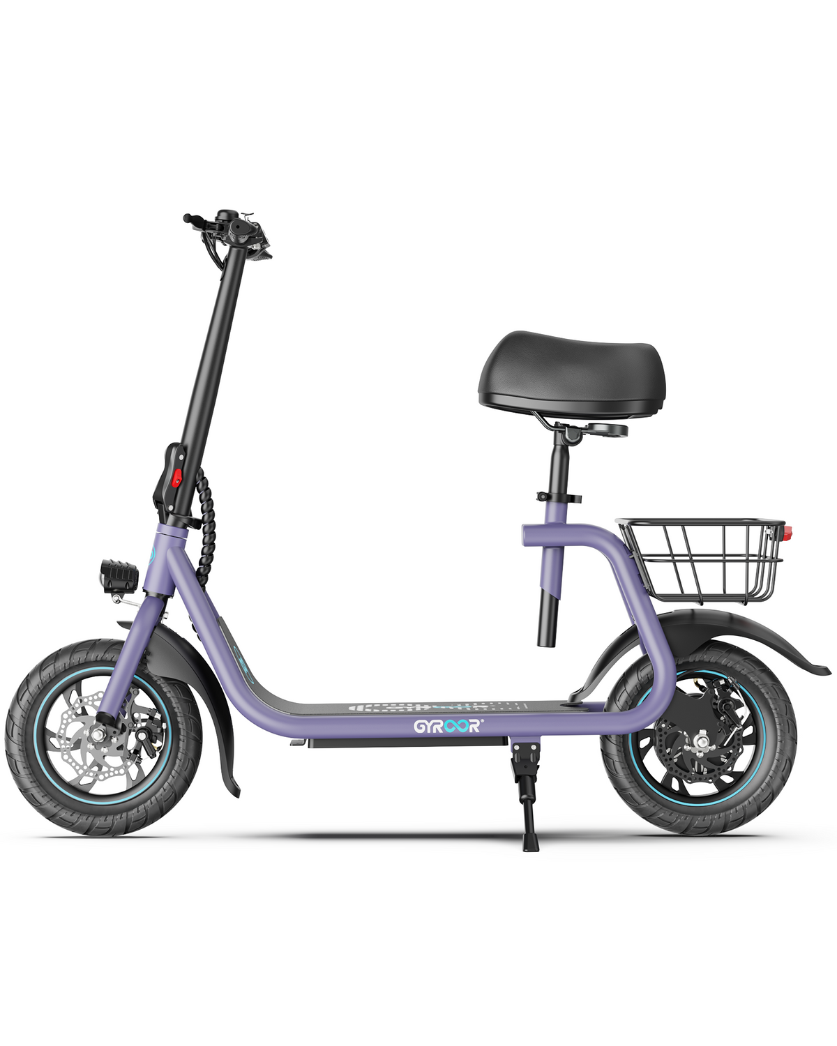 Foldable Electric Scooter with Seat for Adults | Gyroor C1 550W(Peak)