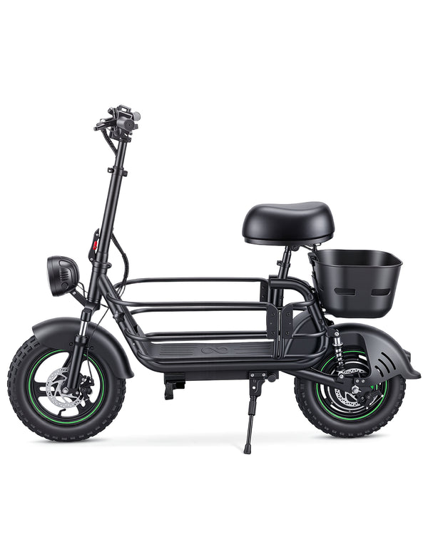 Gyroor C2 Max 1200W(Peak) Electric Scooter with Dual Baskets for Pets & Cargo(Pre-Order)