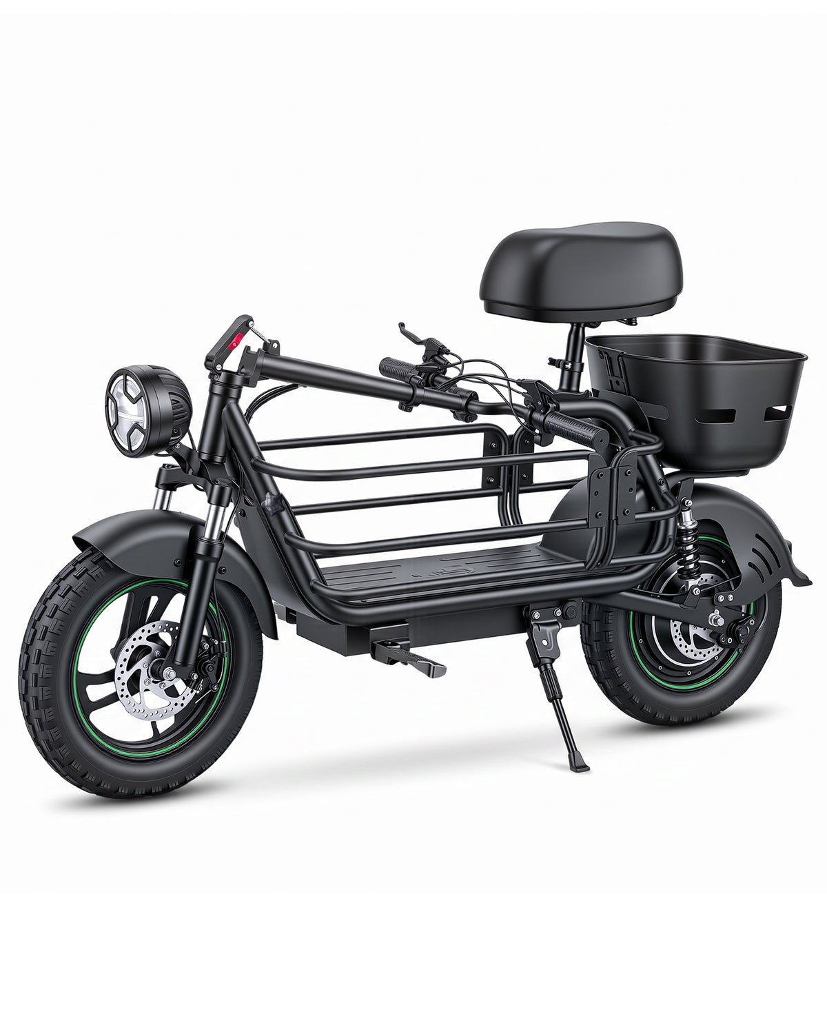 Gyroor C2 Max 1200W(Peak) Electric Scooter with Dual Baskets for Pets & Cargo(Pre-Order)