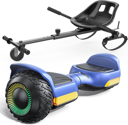 Gyroor G13 Swift Hoverboard 500W with K1 Adjustable Seat Attachment