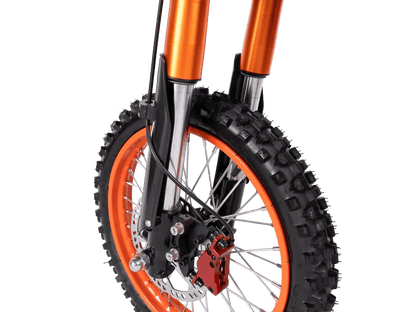 Gyroor GT54 electric dirt bike 290 Nm torque climbing a slope