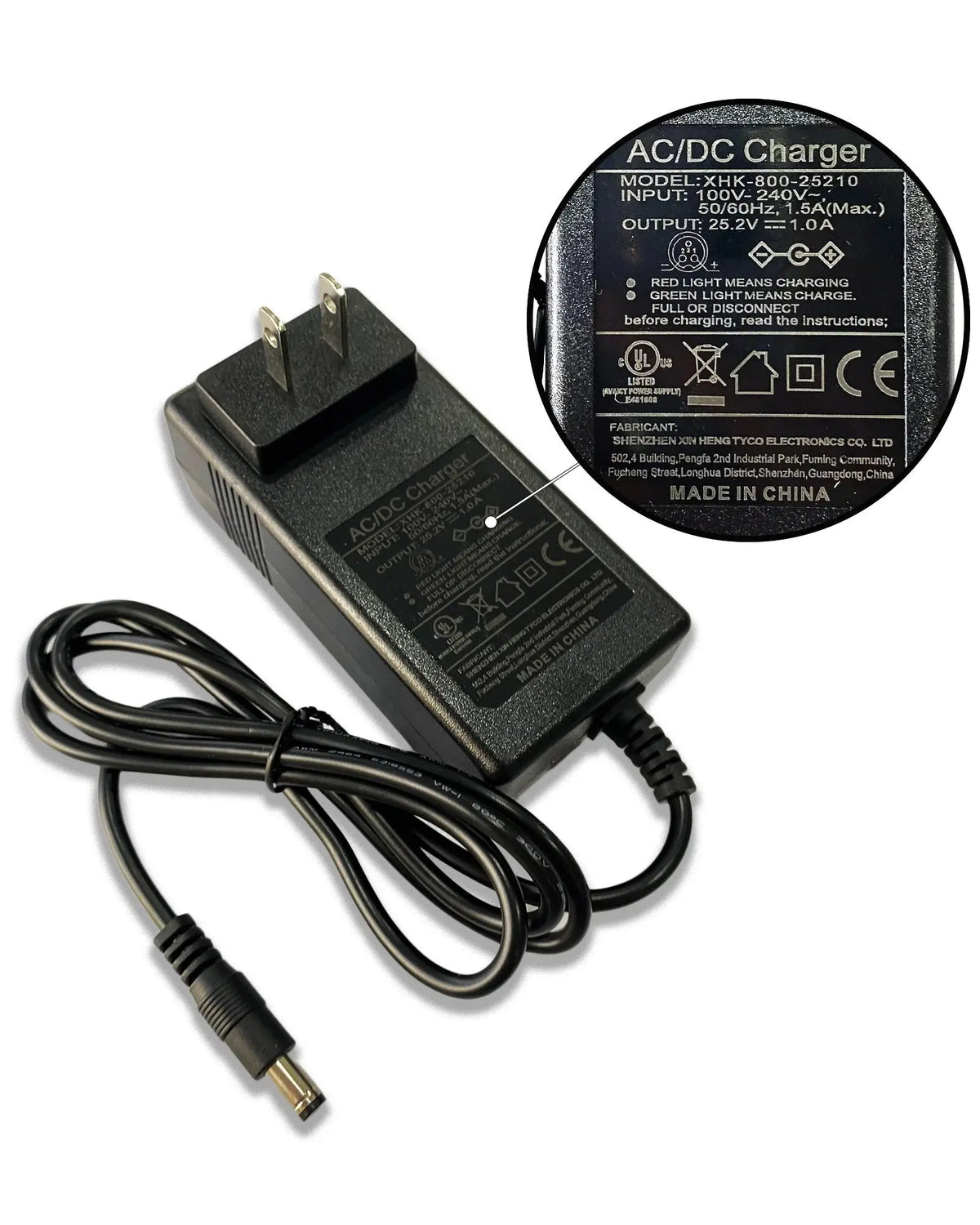 Electric Scooter Charger 25.2V 1A - Gyroor H40