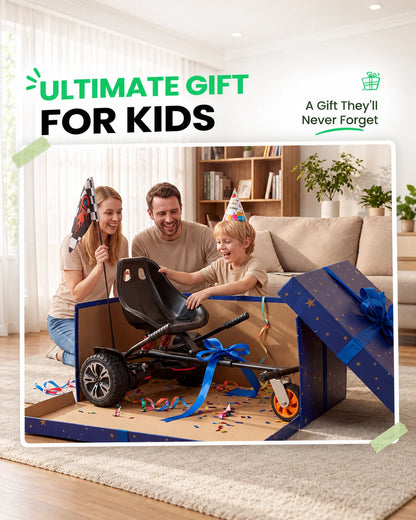 Gyroor K2 Hoverboard Go Kart Attachment with Shock Absorption