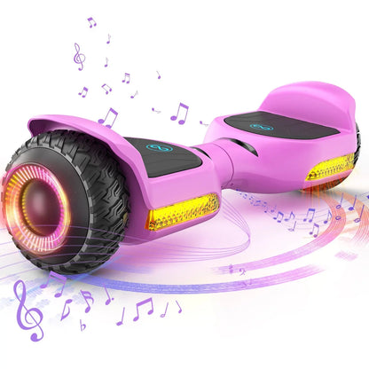 Gyroor G13 hoverboard balancing scooter in pink