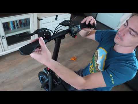Gyroor C1 electric scooter installation tutorial
