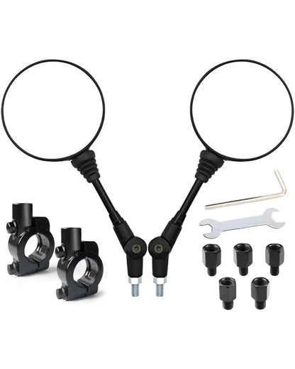 Gyroor Round Folding Mirrors – E-Bike & Scooter Mirrors GYROOR